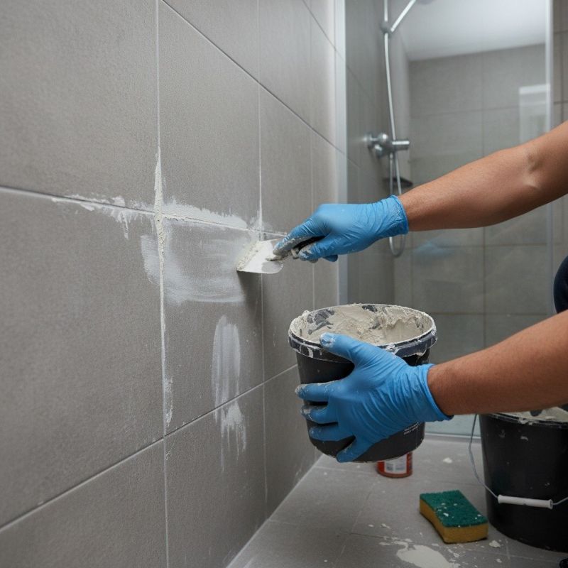 Shower Grout Repair